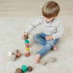 Joc Educativ Pentru Dezvoltarea Motricitatii Wood Stones MINILAND — изображение 4