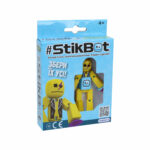 Figurina robot cu ventuze galben, rocker Stikbot