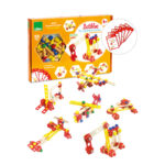 Set De Constructie din lemn,106 buc Multicolor VILAC