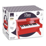 Piano Rosu din lemn 18 clape 32х29х21 VILAC - imagine 3