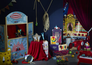 Piano Rosu din lemn 18 clape 32х29х21 VILAC - imagine 5