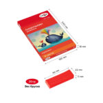 Plastilina GAMMA Multiki 18 culori, 360gr, cu cutitas — изображение 3