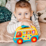 Autobuz Muzical Primele Cunostinte Albastru AZBUKVARIK - imagine 5