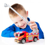 Masina de pompieri cu lumina si sunet Teamsterz HTI — изображение 3