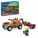Camioneta de tractare si masina sport City LEGO 60435