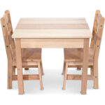 Set pentu copii Masa + 2 scauni din lemn Melissa and Doug — изображение 2