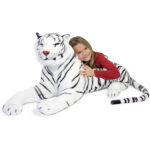 Jucarie de plus Tigru alb Melissa and Doug - imagine 2