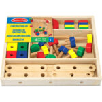 Constructor din lemn, 48 buc Melissa and Doug