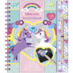 Set creativ caiet de razuit Unicorn TOTUM