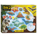 Set creativ Modeleaza si picteaza Dinozauri TOTUM