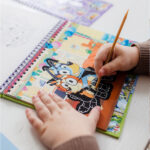 Set creativ caiet de razuit Bluey TOTUM — изображение 4