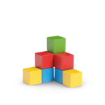 Cuburi magnetice Magicube set creativ 8 buc GEOMAG — изображение 4