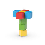 Cuburi magnetice Magicube set creativ 8 buc GEOMAG — изображение 3