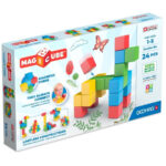 Cuburi magnetice Magicube set creativ 24buc GEOMAG
