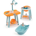 Set de ingrijire p/u papusa ,masa, scaun ,baie Ecoiffier