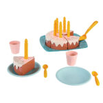 Set de joaca Tort de ziua de nastere cu lumanari si glazura 20 acces Ecoiffier