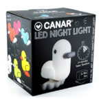 Lampa de veghe led Rata alb CANAR