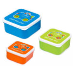 Caserole Gustare (Blue, orange, green) set 3 buc TRUNKI