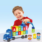 Camion cu macara Abrick cu 26 cub,52.5cm Ecoiffier - imagine 3