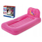 Saltea gonflabila pentru copii cu spatar si iluminare roz 1.32mx76cmx46cm Bestway — изображение 2