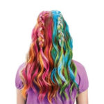 Set de creatie Rainbow Tie-Dye Hair Designer Barbie CRAZYART - imagine 4