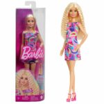 Papusa Fashionista # 223, Blonda cu par cret Barbie MATTEL