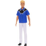 Papusa Fashionista Ken # 226 Blond in camasa albastra Barbie MATTEL