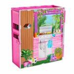 Casa pentru papusi cu 4 Zone si 11 accesorii de decor Barbie MATTEL — изображение 4