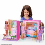 Casa pentru papusi cu 4 Zone si 11 accesorii de decor Barbie MATTEL — изображение 5
