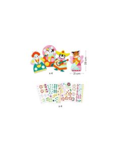 Joc creativ de decorat cu stikere Djeco — изображение 3