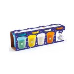 Plastilina 4 Culori stralucitoare Djeco