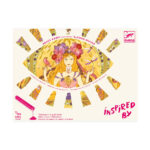 Atelier de pictura Art Nouveau cu sclipici Inspired by Mucha Djeco