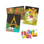 Atelier creativ Colaje pompom Djeco - imagine 2