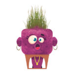 Papusa cap de iarba   Sandra uimita Hape