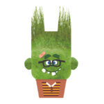 Papusa cap de iarba   Charles vesel Hape