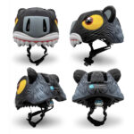 Casca protectie Pantera negru Crazy Safety - imagine 2