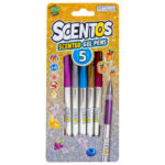 Set 5 pixuri cu gel aromate Metalic 5 culori Scentos