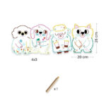 Joc de desenat Prieteni din ograda Djeco — изображение 3