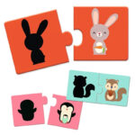 Puzzle duo Siluete Djeco - imagine 3