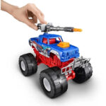 Masina Monster Truck Wars cu sunet si lumina in asort. Metal Machines Zuru - imagine 4