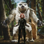 Figurina Golden Archive Owlbear / Doric 21,5x25cm Dungeons and Dragons Hasbro - imagine 4