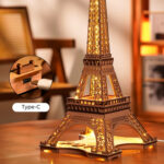 Puzzle 3D Eiffel Tower cu led ROBOTIME — изображение 6