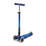 Trotineta Pliabil Maxi Deluxe LED Navy MICRO