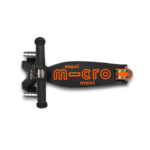 Trotineta Maxi Deluxe LED Black Orange MICRO — изображение 5