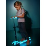 Trotineta Mini Deluxe Glow LED Plus Artic Blue MICRO — изображение 6