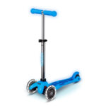 Trotineta Mini Deluxe Glow LED Artic Blue MICRO