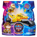 Camion cu figurina Rubble Mighty Pups cu lumina si sunet Paw Patrol SPIN MASTER - imagine 5