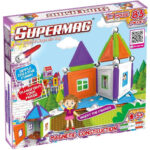 Set de constructie magnetic HOUSE 83 piese Supermag