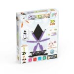 Set de constructie magnetic TECHNICOLOR 30 piese Supermag