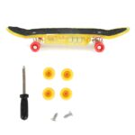 Mini skateboard de deget cu lumina Toi Toys - imagine 3